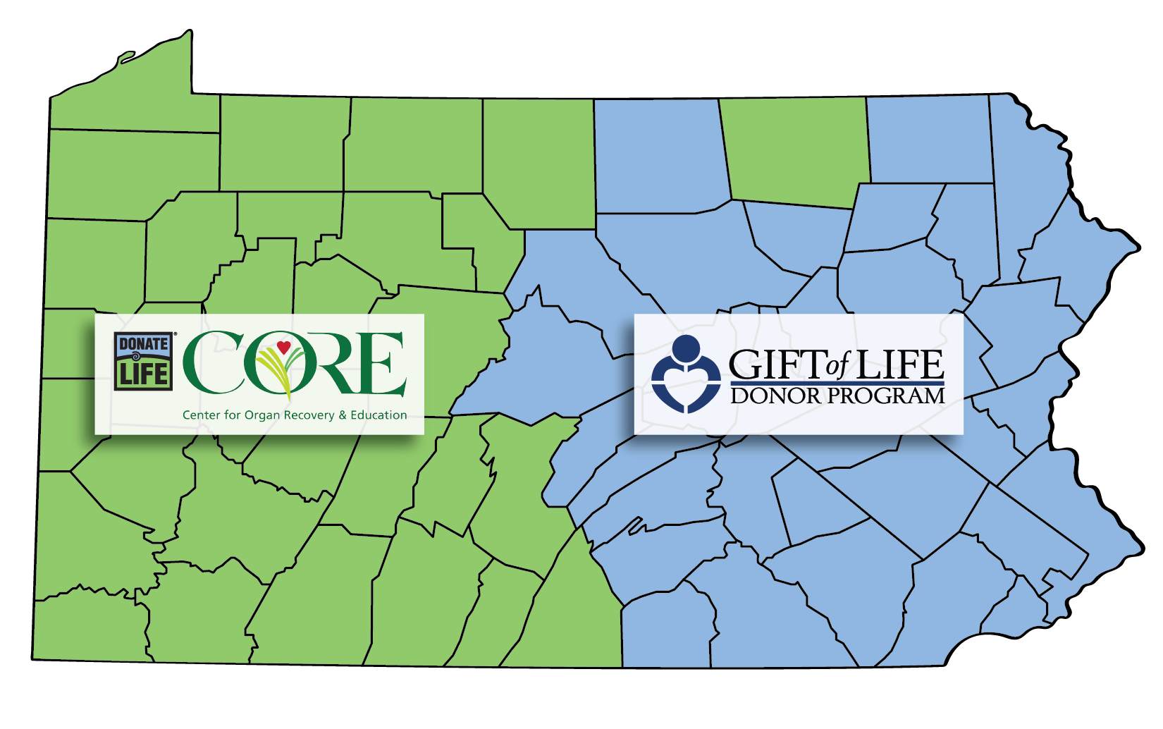 DLPA24-CORE-GOL PA counties Map